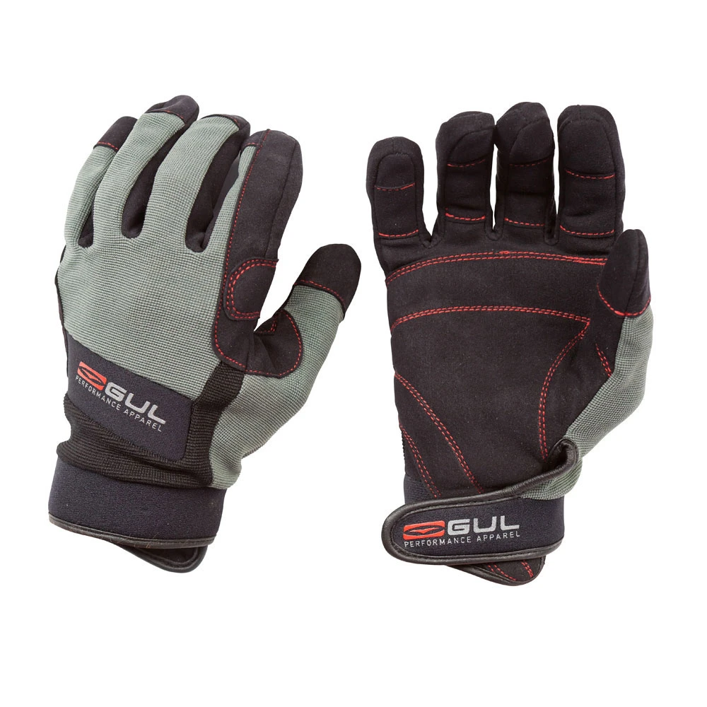 Gul Summer Full Finger Junior Sailing Glove - Black/Charcoal 3 Gul Summer Full Finger Junior Sailing Glove - Black/Charcoal