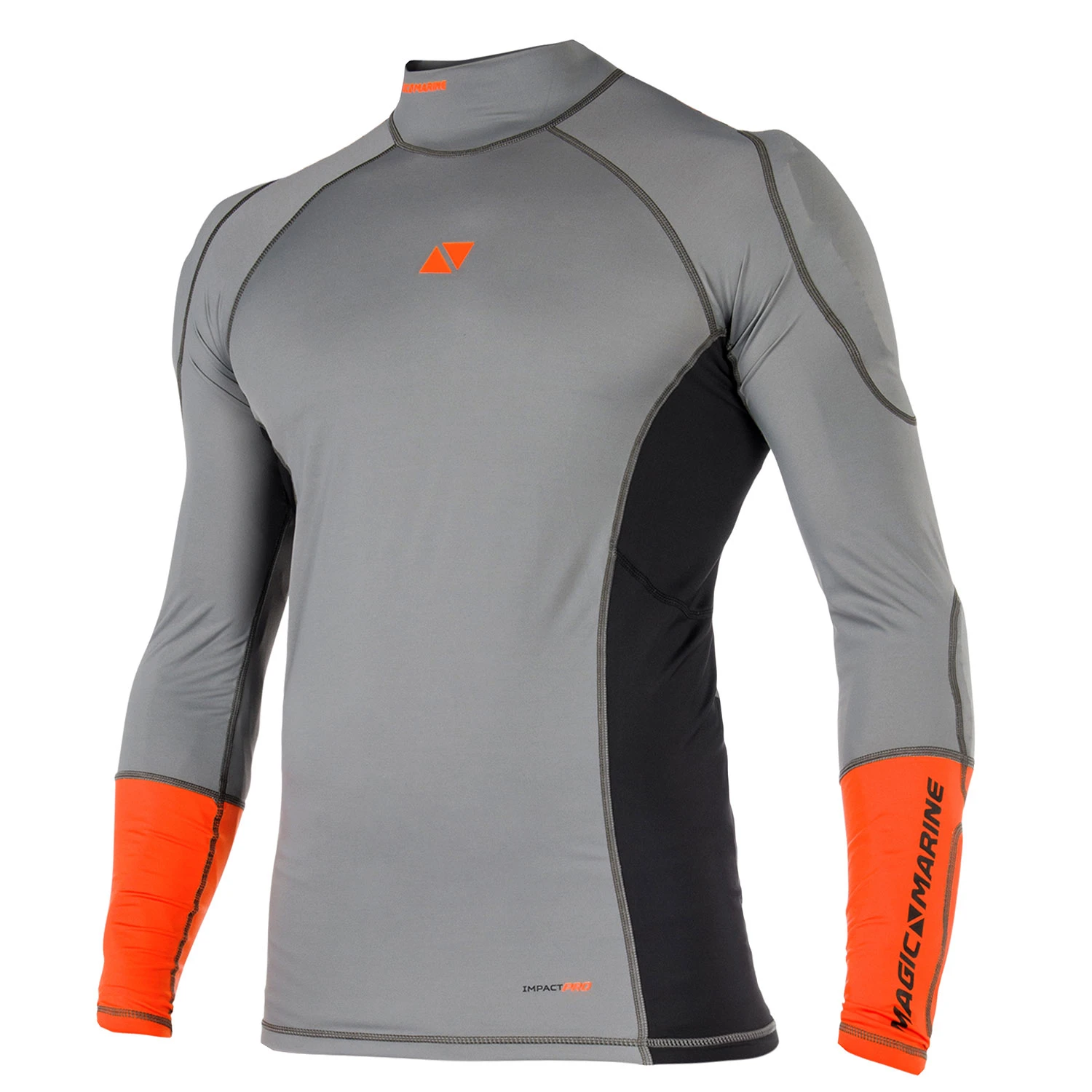 Magic Marine Impact Pro Long Sleeve Top - Grey 3 Magic Marine Impact Pro Long Sleeve Top - Grey