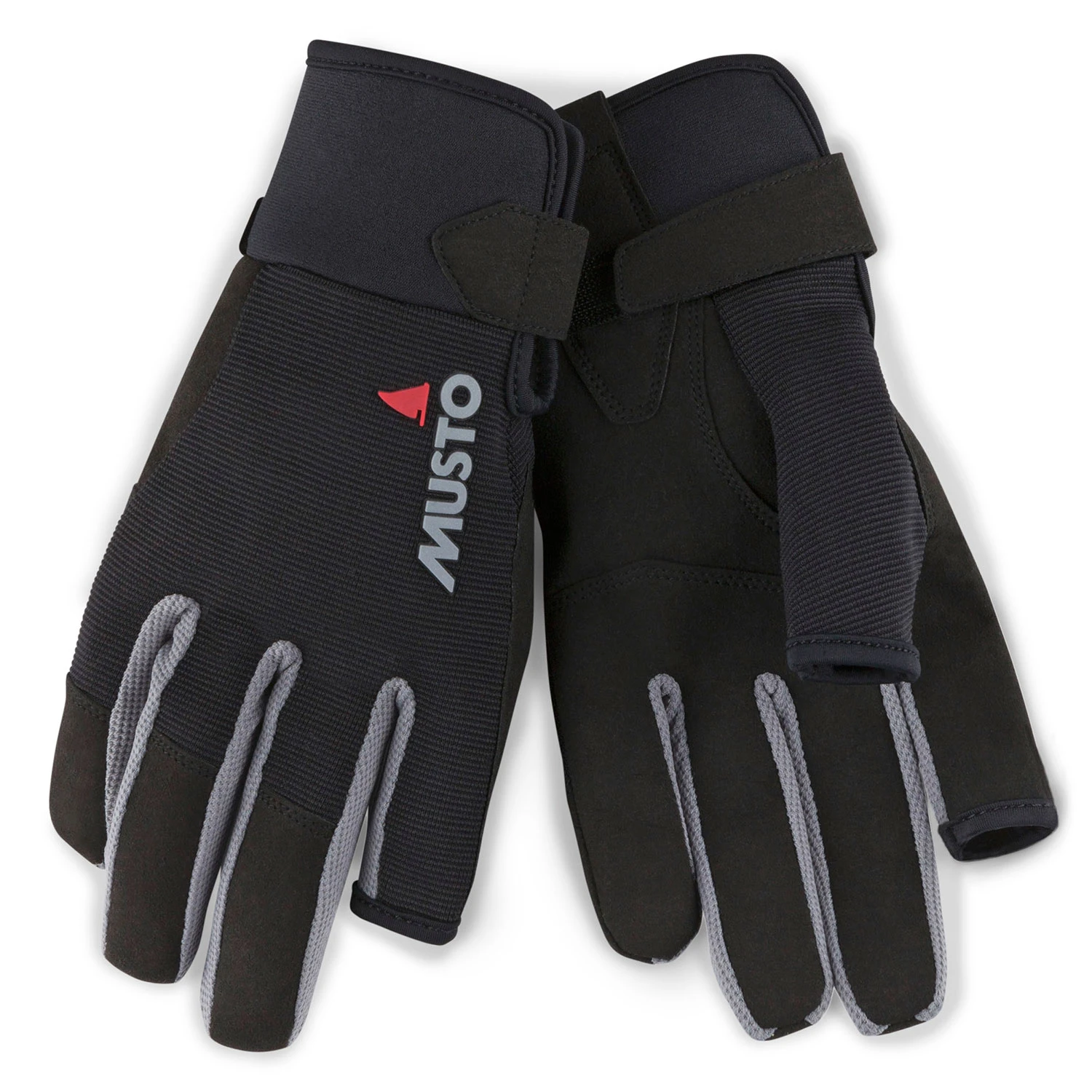 Musto Essential Long Finger Sailing Gloves - - Black 3 Musto Essential Long Finger Sailing Gloves - - Black
