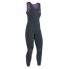 Palm Womens Blaze Long Jane Wetsuit - Jet Grey -Optimal Water Sports 2018 Palm 12231 Blaze womenslongjohn JetGrey front