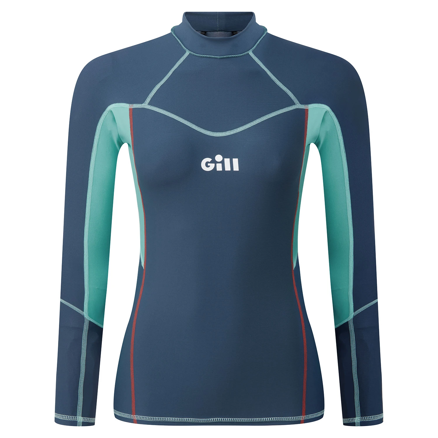 Gill Womens Pro Rash Vest Long Sleeve - Ocean 3 Gill Womens Pro Rash Vest Long Sleeve - Ocean