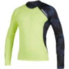 Mystic Crossfire Longsleeve Rash Vest - Navy/Lime 1 Mystic Crossfire Longsleeve Rash Vest - Navy/Lime -Optimal Water Sports 2020 Mystic Crossfire Long Sleeve Rashvest 35401.200149 422 01