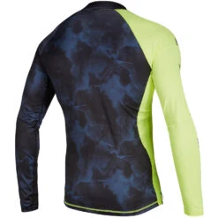 Mystic Crossfire Longsleeve Rash Vest - Navy/Lime -Optimal Water Sports 2020 Mystic Crossfire Long Sleeve Rashvest 35401.200149 422 02