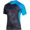 Mystic Crossfire Shortsleeve Rash Vest - Blue -Optimal Water Sports 2020 Mystic Crossfire Short Sleeve Rashvest 35401.200148 400 01