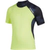 Mystic Crossfire Shortsleeve Rash Vest - Navy/Lime -Optimal Water Sports 2020 Mystic Crossfire Short Sleeve Rashvest 35401.200148 422 01