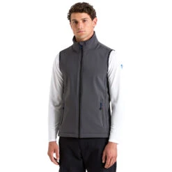 North Sails Softshell Gilet - Dark Grey -Optimal Water Sports 2020 North Sails Gilet 27M002 0024 msfront1