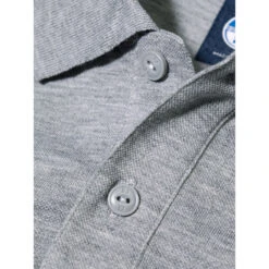 North Sails UPV 40+ Piquet Polo - Grey Melange 10 North Sails UPV 40+ Piquet Polo - Grey Melange -Optimal Water Sports 2020 North Sails Polo Shirt 27M100 0027 det1