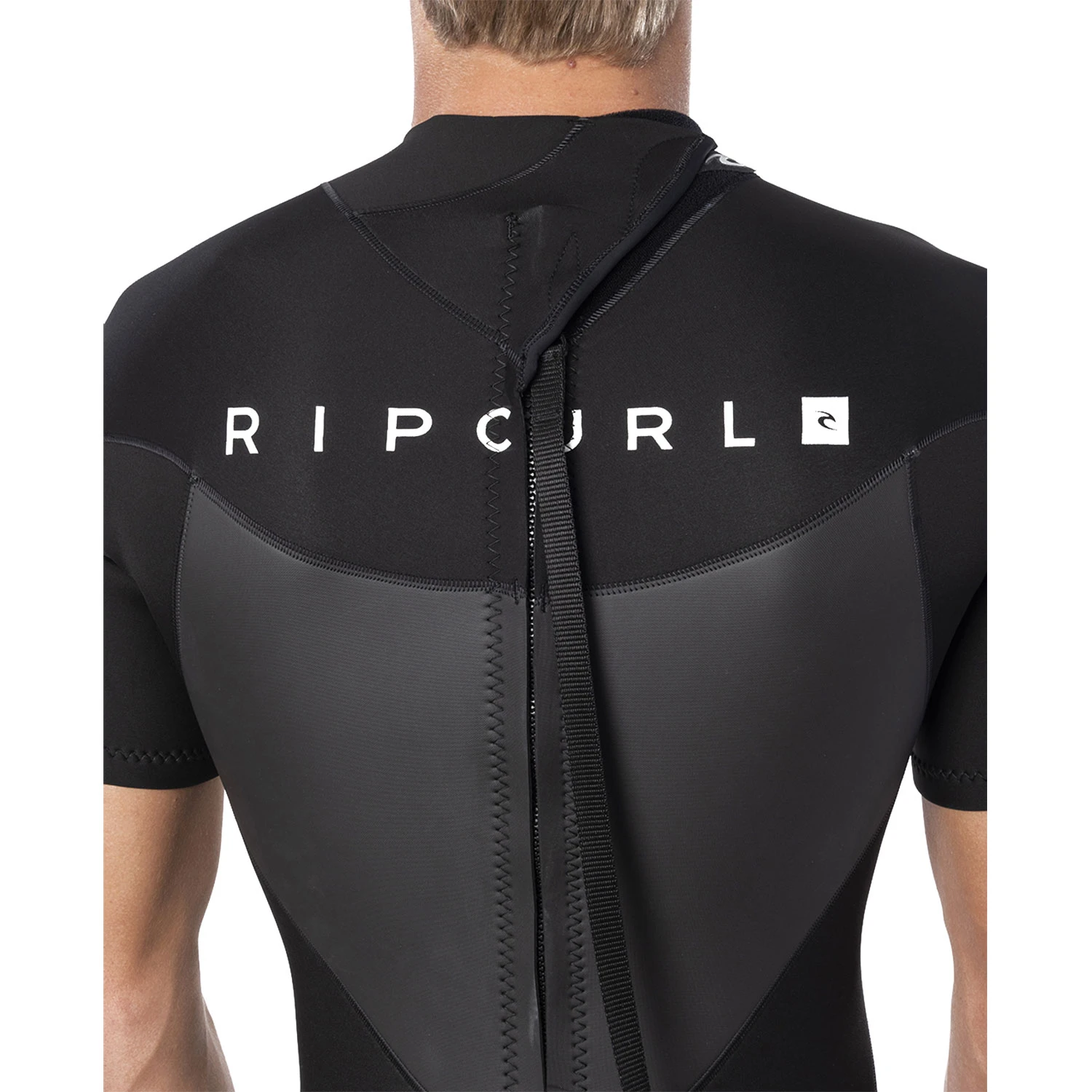 Rip Curl Omega 1.5mm Back-Zip Shorty Wetsuit - Black 7 Rip Curl Omega 1.5mm Back-Zip Shorty Wetsuit - Black - Image 5