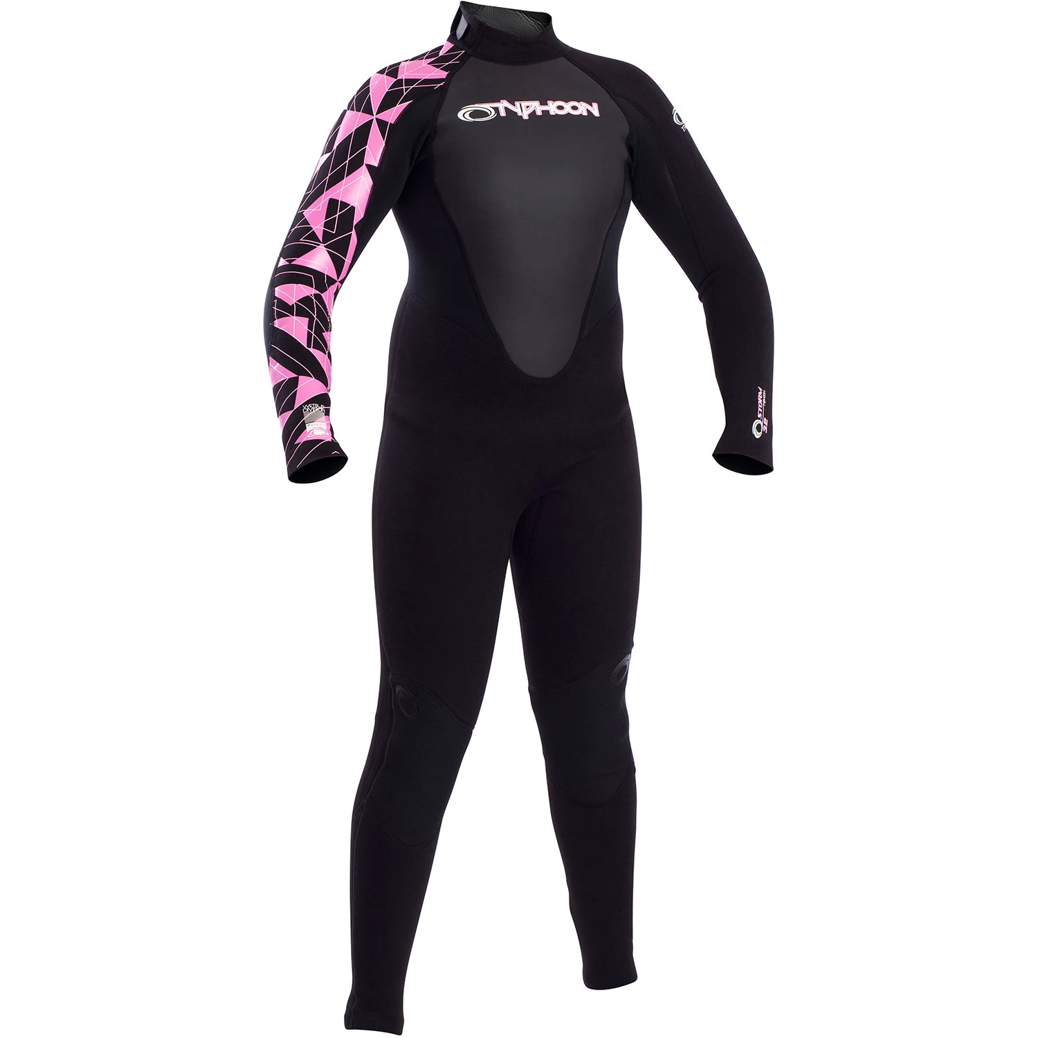 Typhoon Storm Girls 3mm Wetsuit - Bright Pink 3 Typhoon Storm Girls 3mm Wetsuit - Bright Pink