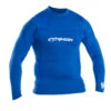 Typhoon Long Sleeve Flat Locked Rash Vest - Aqua Blue 1 Typhoon Long Sleeve Flat Locked Rash Vest - Aqua Blue -Optimal Water Sports 2020 Typhoon Long sleeve mens aqua blue 1a