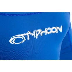 Typhoon Long Sleeve Flat Locked Rash Vest - Aqua Blue -Optimal Water Sports 2020 Typhoon Long sleeve mens aqua blue 4
