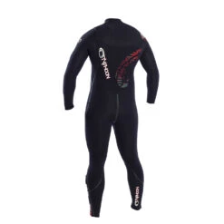 Typhoon Kona Liquid Seam 3/2mm Front Zip Wetsuit - Rustic Red -Optimal Water Sports 2020 Typhoon Mens kona back entry 02