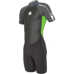 Alder Junior Impact 3/2mm Shorty Wetsuit - Green
