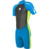 Alder Junior Impact 3/2mm Shorty Wetsuit - Flo Lime 2 Alder Junior Impact 3/2mm Shorty Wetsuit - Flo Lime -Optimal Water Sports 2021 Alder Junior Impact Shorty Wetsuit Lime
