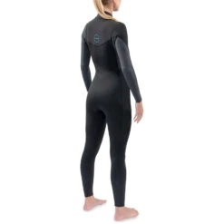 Dakine Womens Quantum 3/2mm Chest-Zip Wetsuit - Black -Optimal Water Sports 2021 Dakine Womens Quantum Chest Zip Fullsuit Wetsuit 1