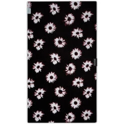 Mystic Quick Dry Cotten Velour Towel - Black White