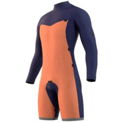 Mystic Star 3/2mm GBS Double FZip Longarm Shorty Wetsuit - Black -Optimal Water Sports 2021 Mystic Star 32 Longarm Shorty Wetsuit Black 210308 900 03