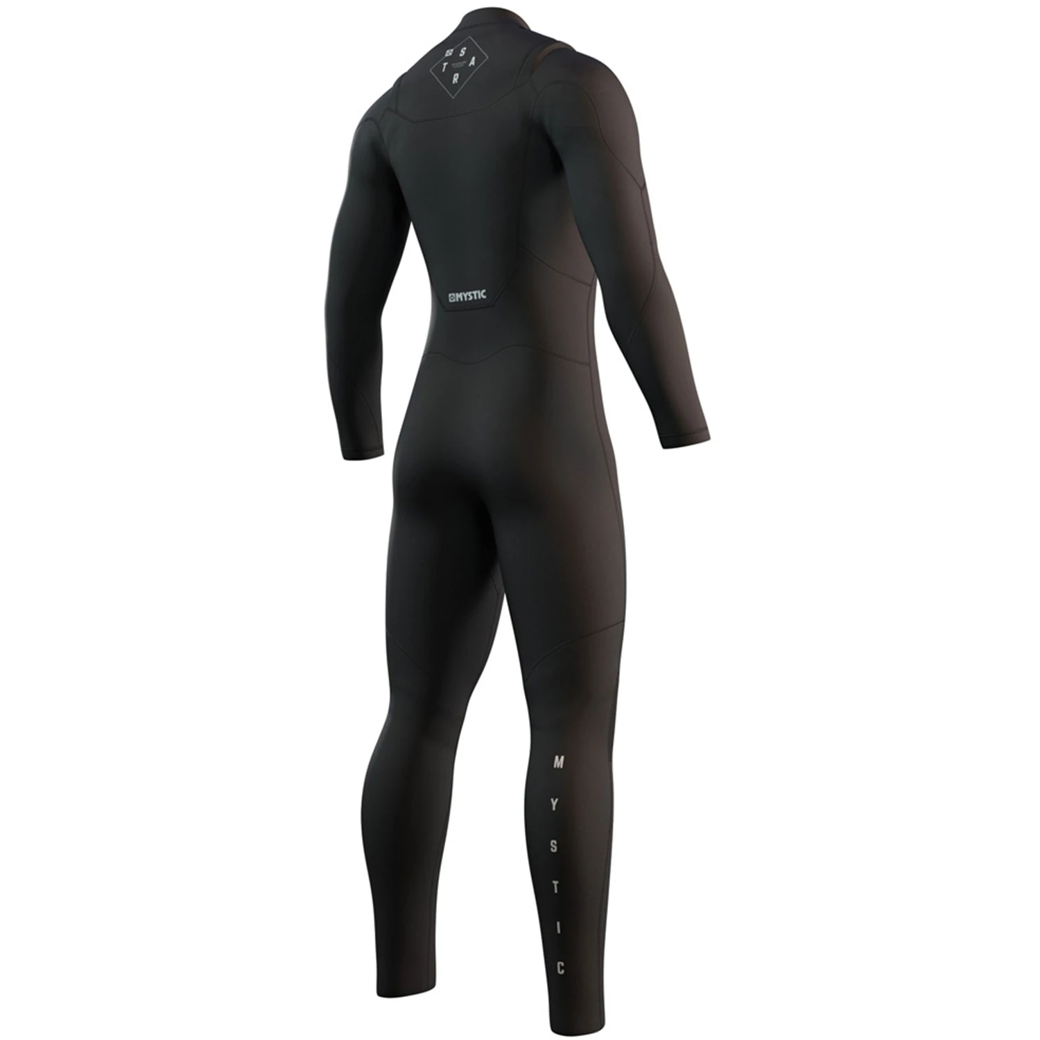 Mystic Star 4/3mm GBS Double Front-Zip Fullsuit Wetsuit - Black 4 Mystic Star 4/3mm GBS Double Front-Zip Fullsuit Wetsuit - Black - Image 2