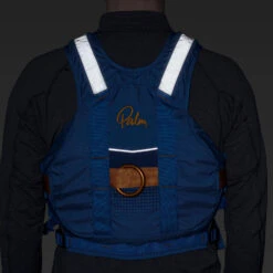 Palm Extrem White Water PFD Buoyancy Aid - Ocean/Cobalt -Optimal Water Sports 2021 Palm 12371 Extrem PFD OceanCobalt back SOLAS