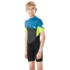 Rip Curl Junior Omega 1.5mm Shorty Wetsuit - Neon Lime -Optimal Water Sports 2021 Rip Curl Junior Dawn Patrol Shorty Wetsuit Neon Lime WSPYFB 8915 1