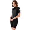 Rip Curl Womens Omega 1.5mm Shorty Wetsuit - Black -Optimal Water Sports 2021 Rip Curl Womens Omega Shorty Wetsuit Black WSP9QW 0090 1