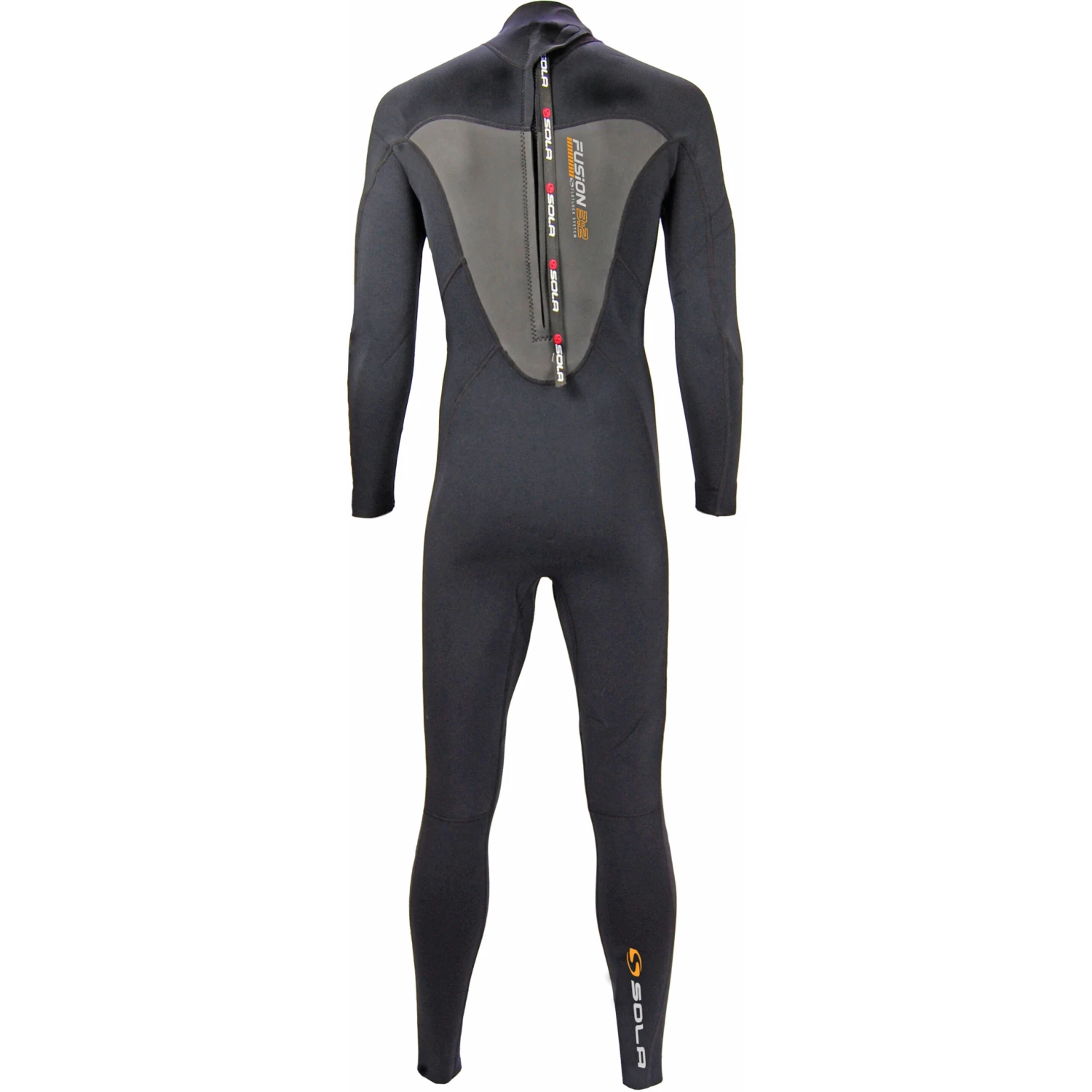 Sola Fusion 3/2mm Fullsuit Wetsuit - Volcanic Black 4 Sola Fusion 3/2mm Fullsuit Wetsuit - Volcanic Black - Image 2