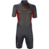 Sola Fusion 3/2mm Shorty Wetsuit - Graphite/Red