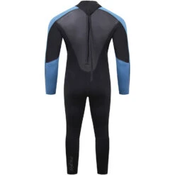Typhoon Swarm3 3/2mm Back Zip Wetsuit - Black/Blue Steel 5 Typhoon Swarm3 3/2mm Back Zip Wetsuit - Black/Blue Steel -Optimal Water Sports 2021 Typhoon Storm3 Fullsuit Wetsuit 250981 BLACK BLUE STEEL 2 copy