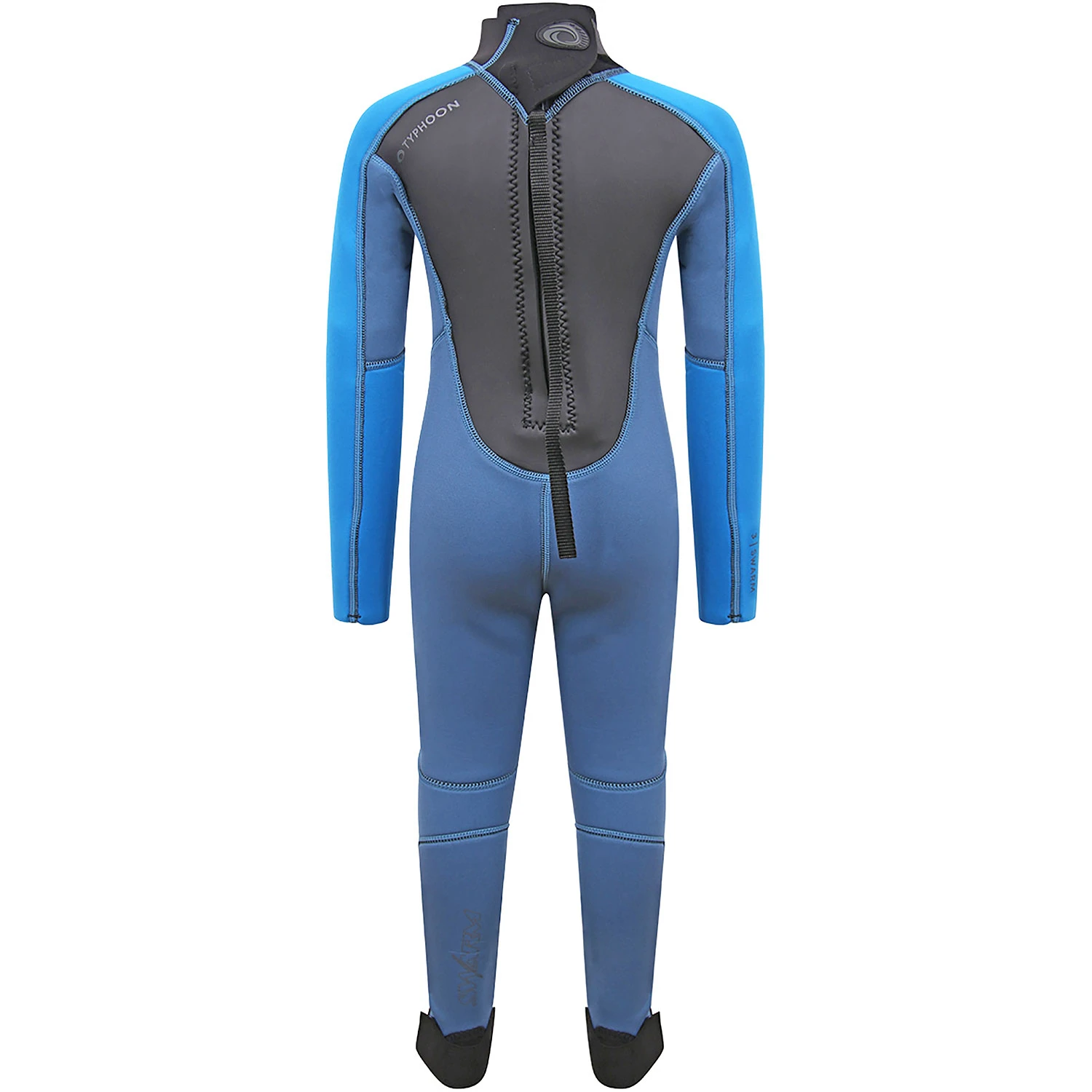 Typhoon Swarm3 Infants 3/2mm Fullsuit Wetsuit - Blue Steel/Blue 4 Typhoon Swarm3 Infants 3/2mm Fullsuit Wetsuit - Blue Steel/Blue - Image 2