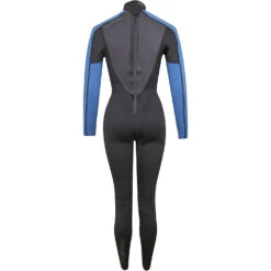 Typhoon Womens Swarm3 3/2mm Backzip Wetsuit - Black/Blue -Optimal Water Sports 2021 Typhoon Swarm Fullsuit Wetsuit M30A0788