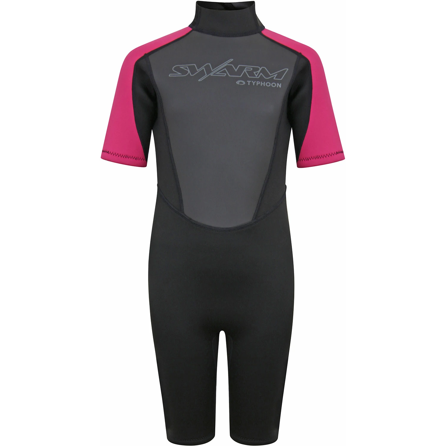 Typhoon Swarm3 Girls 3/2mm Shorty Wetsuit - Black/Pink 3 Typhoon Swarm3 Girls 3/2mm Shorty Wetsuit - Black/Pink