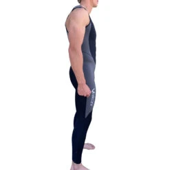 Vaikobi FLEXFORCE 3mm GBS Long John Wetsuit - Black/Grey 8 Vaikobi FLEXFORCE 3mm GBS Long John Wetsuit - Black/Grey -Optimal Water Sports 2021 Vaikobi FlexForce 3 0 mm LongJohn Side view