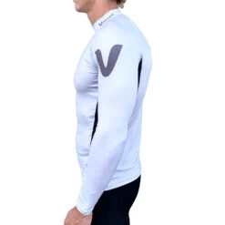 Vaikobi Spandex Long Sleeve UV50+ Rashvest - Silver 7 Vaikobi Spandex Long Sleeve UV50+ Rashvest - Silver -Optimal Water Sports 2021 Vaikobi UV Rashie Silver S