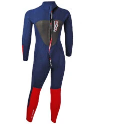 Sola Junior Storm 3/2mm Fullsuit Wetsuit - Red Ranger -Optimal Water Sports 2021 sola storm 32 fullsuit wetsuit a1713 Red Back
