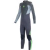 Alder Junior Stealth 5/4/3mm BZ Fullsuit Wetsuit - Jet Black / Lime