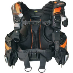 Beuchat Masterlift X-AIR Comfort BCD - Black/Orange -Optimal Water Sports 2022 Beuchat Masterlift X Air Comfort BCD Flotation Jacket 3
