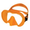 Beuchat Maxlux S Diving / Snorkelling Mask - Tangerine -Optimal Water Sports 2022 Beuchat Maxlux S Diving Mask Orange