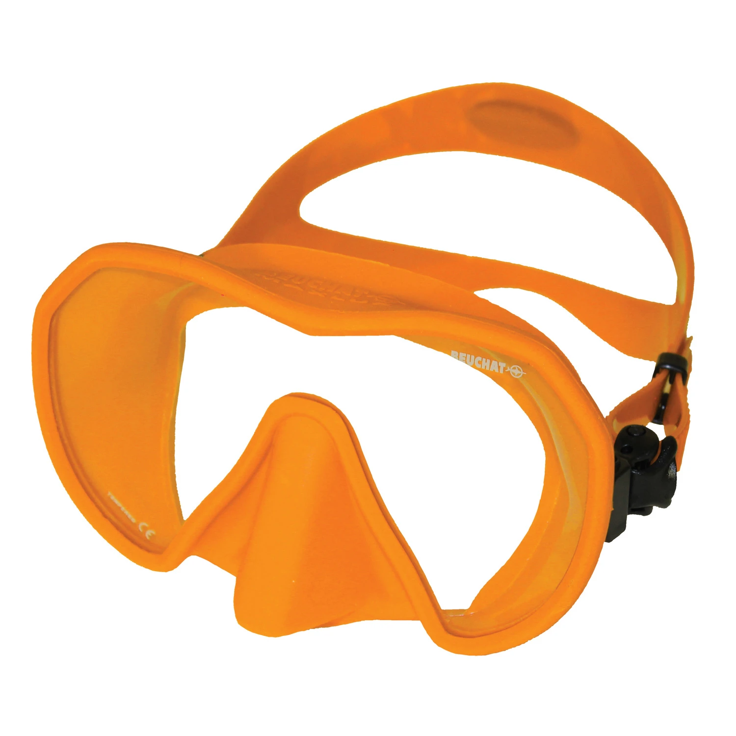Beuchat Maxlux S Diving / Snorkelling Mask - Tangerine 3 Beuchat Maxlux S Diving / Snorkelling Mask - Tangerine