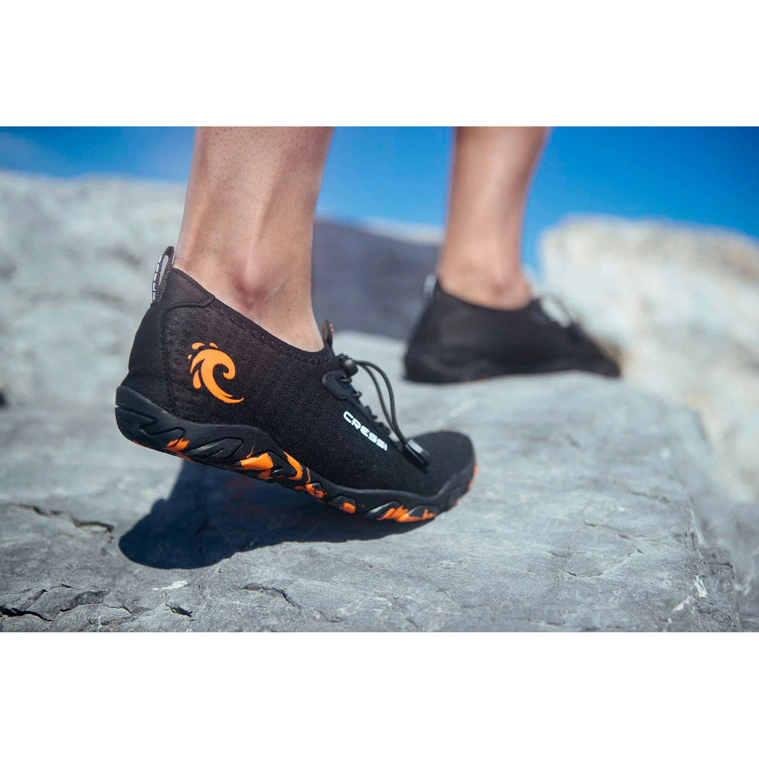 Cressi Molokai Aqua Beach Shoes - Black/Orange 8 Cressi Molokai Aqua Beach Shoes - Black/Orange - Image 6