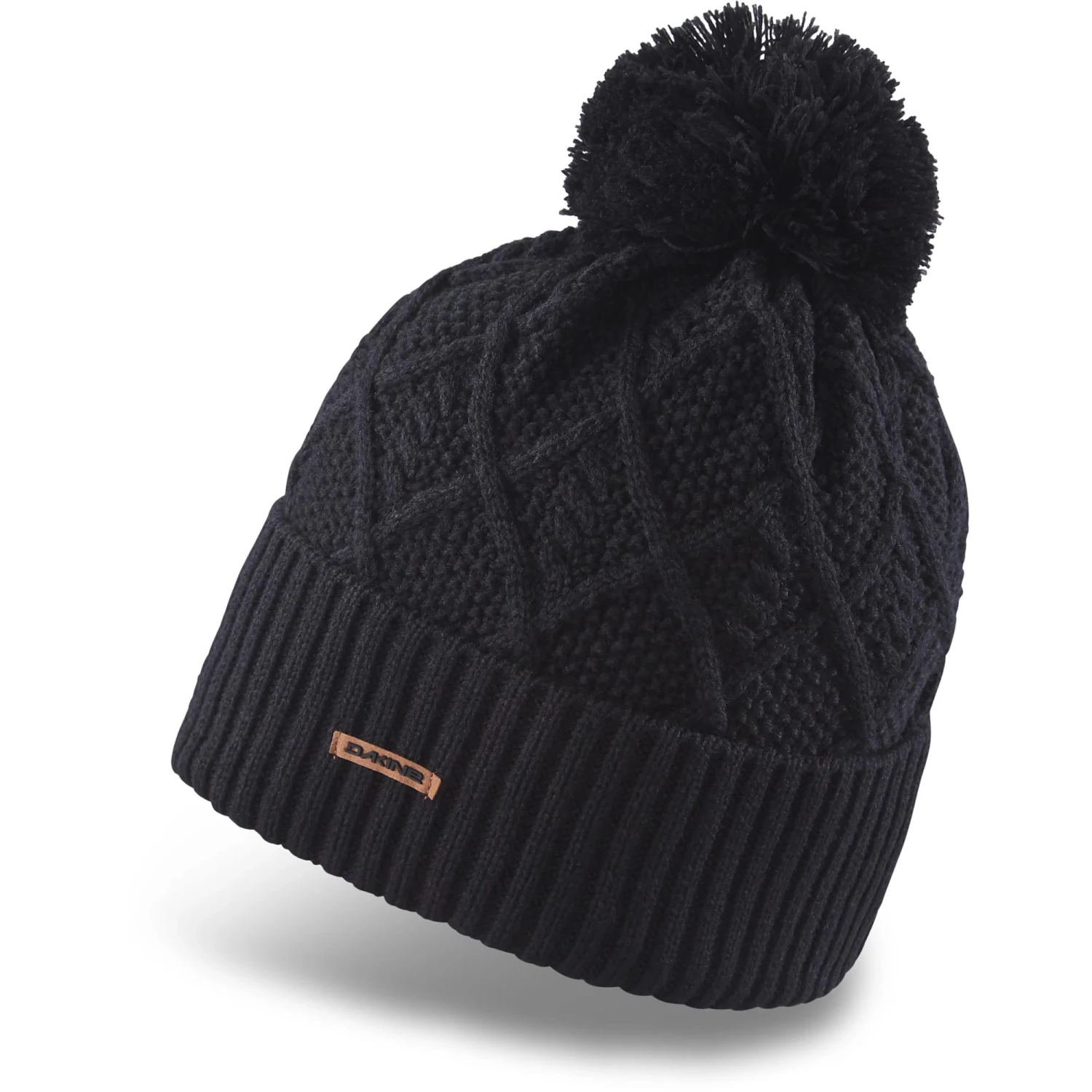 Dakine Womens Mia Pom Beanie - Black 3 Dakine Womens Mia Pom Beanie - Black