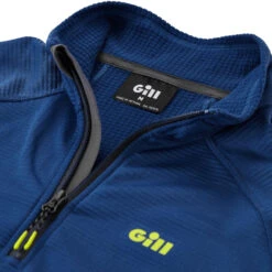 Gill OS Thermal Zip Neck Neck Top - Atlantic Blue -Optimal Water Sports 2022 Gill OS Thermal Half Zip Top 1081 BLU42 3