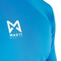 Magic Marine Cube Long Sleeve Rash Guard - Blue -Optimal Water Sports 2022 Magic Marine Cube Long Sleeve Rash Guard Blue MM081009 400 06