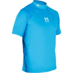 Magic Marine Cube Short Sleeve Rash Guard - Blue -Optimal Water Sports 2022 Magic Marine Cube Short Sleeve Rash Guard Blue MM081010 400 03