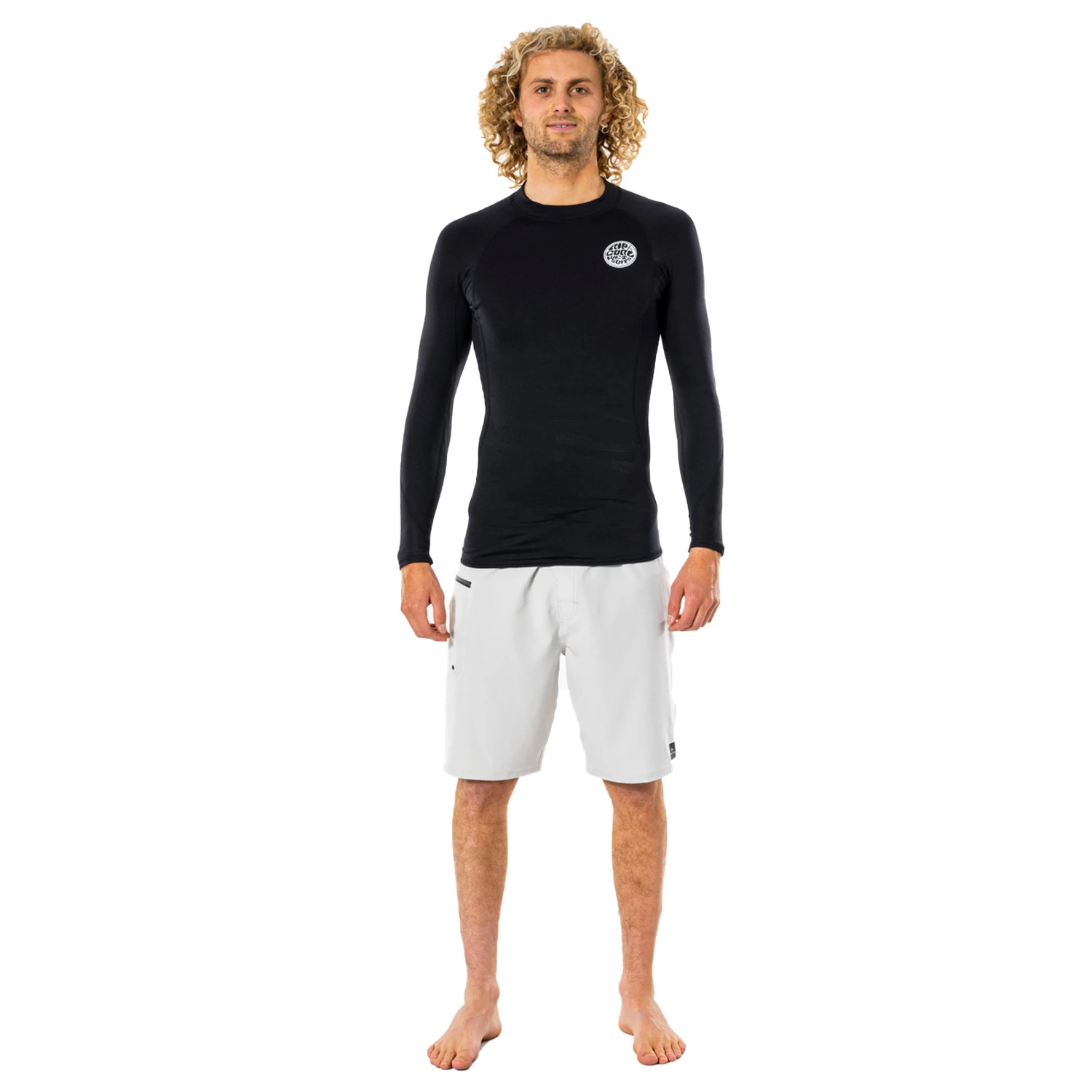 Rip Curl Thermo Long Sleeve Thermal Rash - Black 5 Rip Curl Thermo Long Sleeve Thermal Rash - Black - Image 3