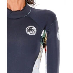 Rip Curl Womens Dawn Patrol EC 2/2mm Springsuit - Charcoal -Optimal Water Sports 2022 Rip Curl Womens ECO Dawn Patrol Spring Suit Charcoal 115WSP 8059 5