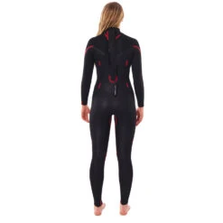Rip Curl Womens Omega 5/3mm Back-Zip Wetsuit - Green -Optimal Water Sports 2022 Rip Curl Womens Omega Chest Zip 53 Wetsuit Green 5