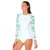 Rip Curl Womens Summer Breeze LS UV Rash Top - White -Optimal Water Sports 2022 Rip Curl Womens Summer Breeze LS RAshguard White 117WRV 1000 1