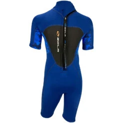 Sola Junior Storm 3/2mm Shorty Wetsuit - Navy Camo 5 Sola Junior Storm 3/2mm Shorty Wetsuit - Navy Camo -Optimal Water Sports 2022 Sola Kids 32 Shorty Wetsuit Navy CAmo 2