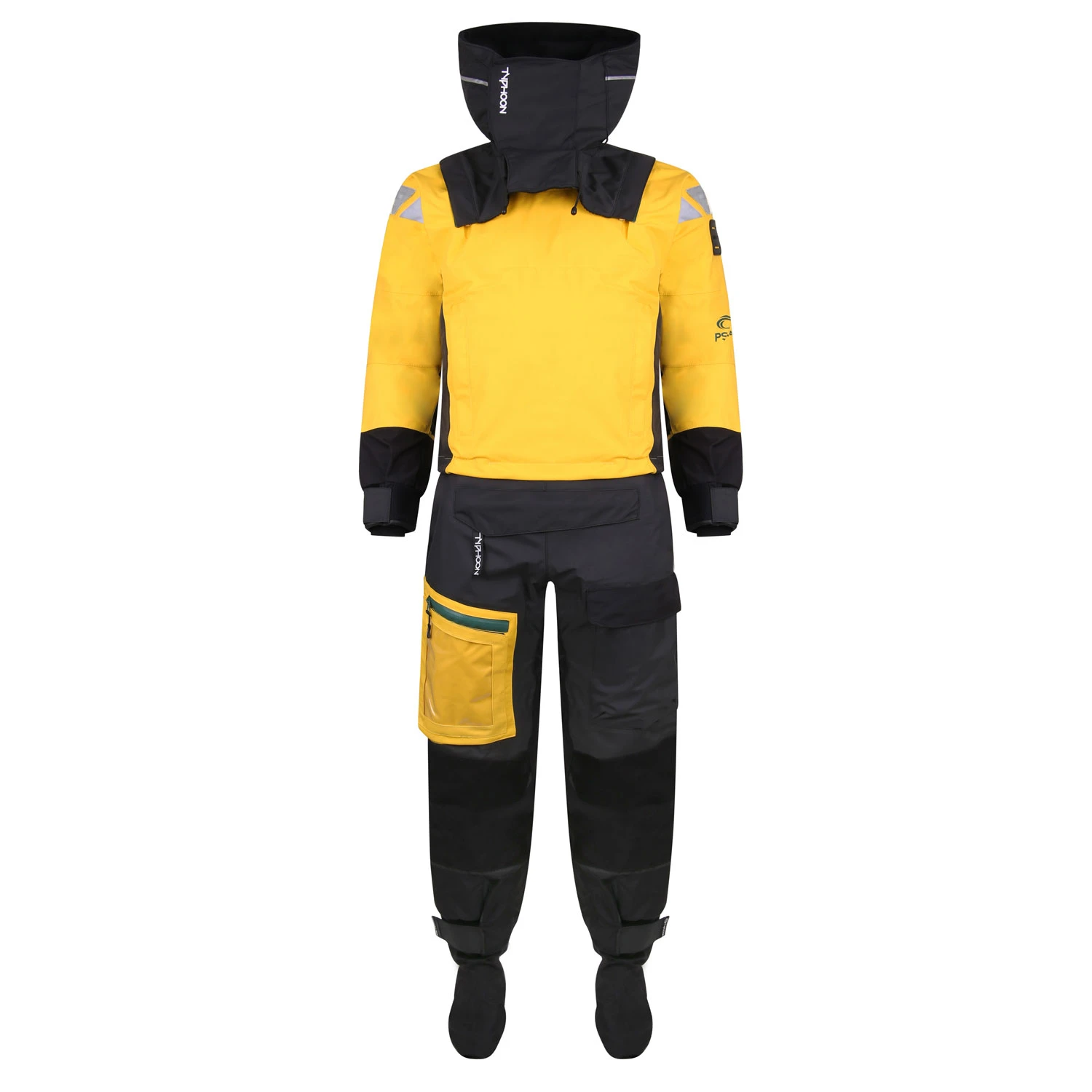 Typhoon PS440 Hinge Drysuit & Undersuit - Yellow 4 Typhoon PS440 Hinge Drysuit & Undersuit - Yellow - Image 2
