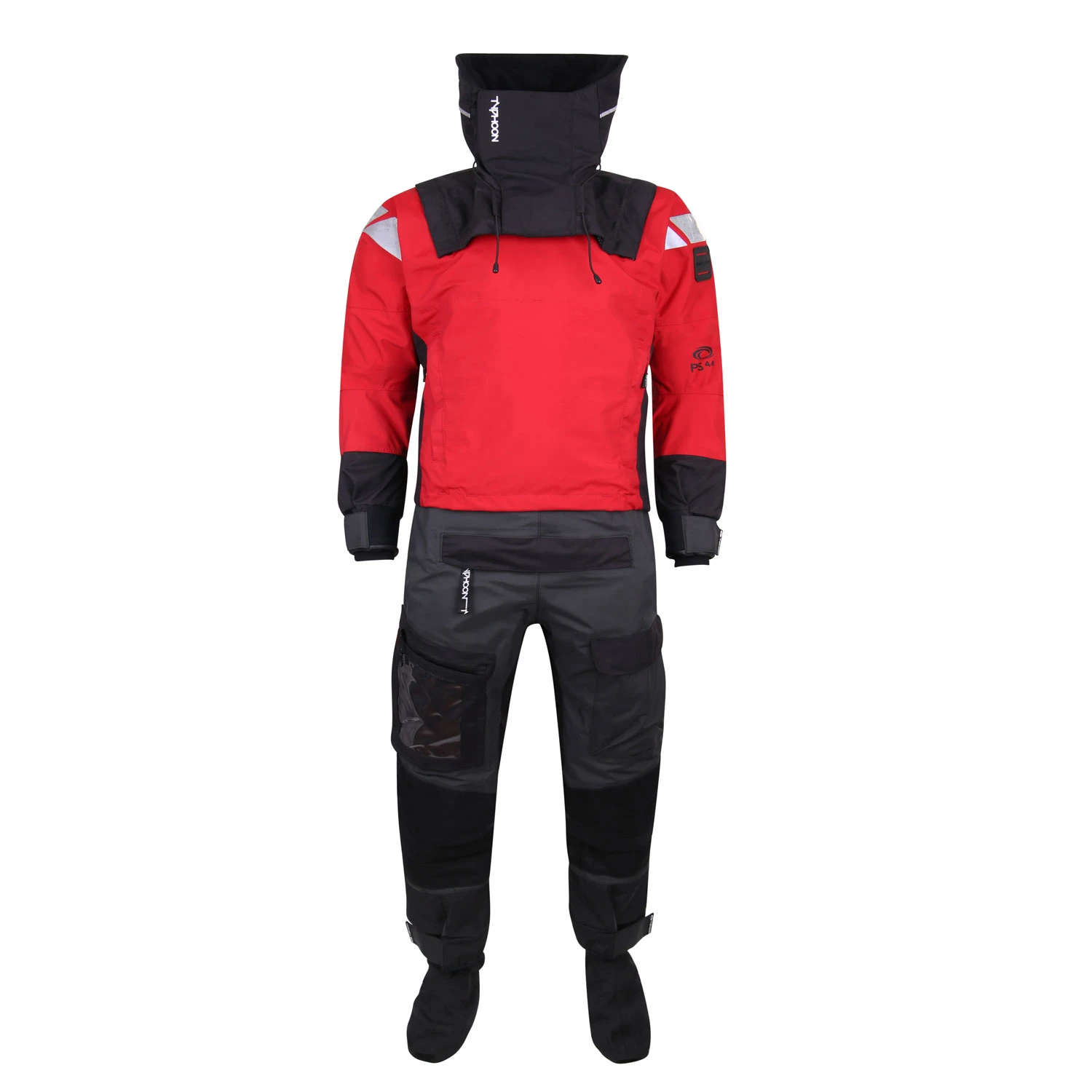 Typhoon PS440 Hinge Drysuit & Undersuit - Red/Grey 4 Typhoon PS440 Hinge Drysuit & Undersuit - Red/Grey - Image 2